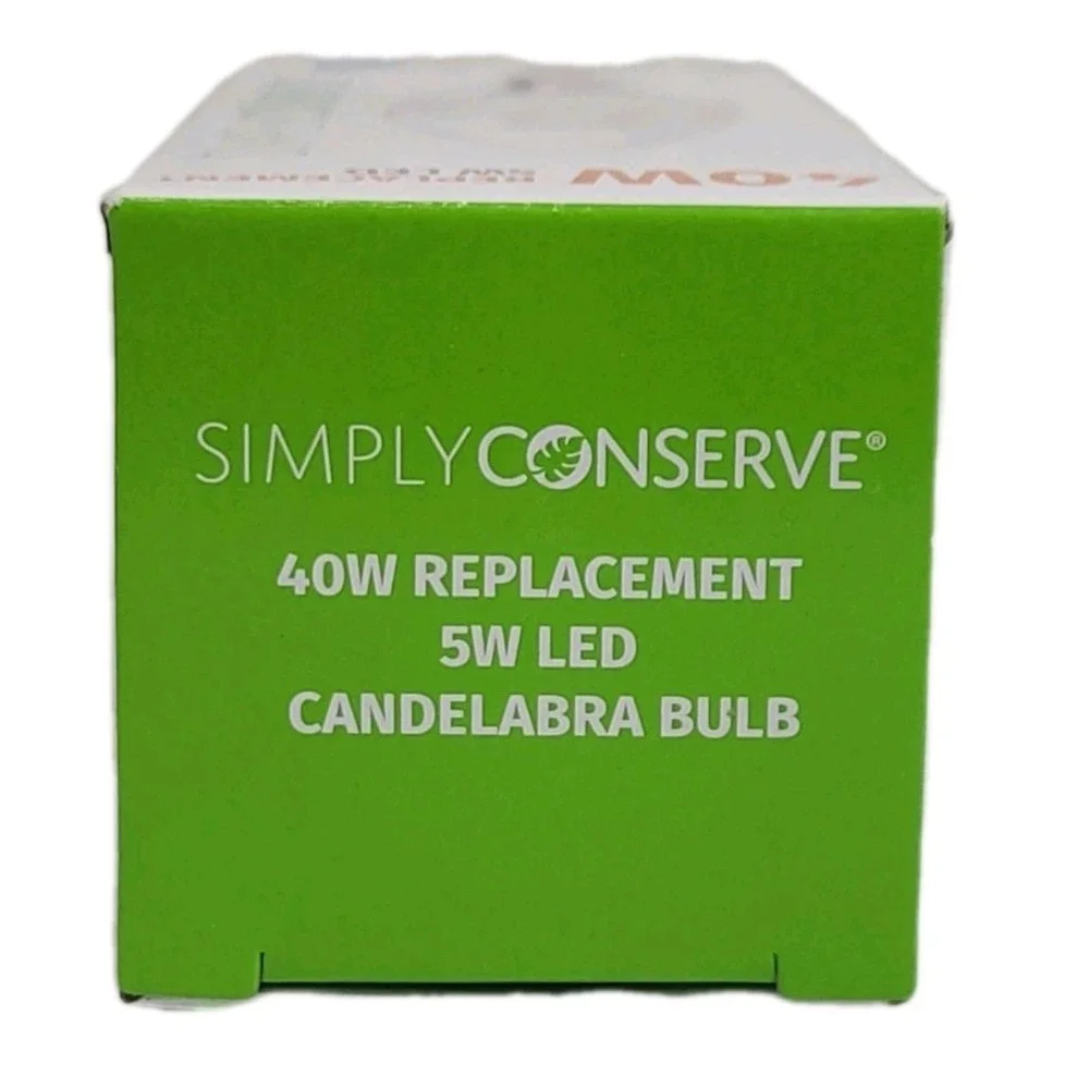 SIMPLY CONSERVE LED Light Bulb‎ Dimmable 40W Warm White L05LCDL2700K 1 Bulb